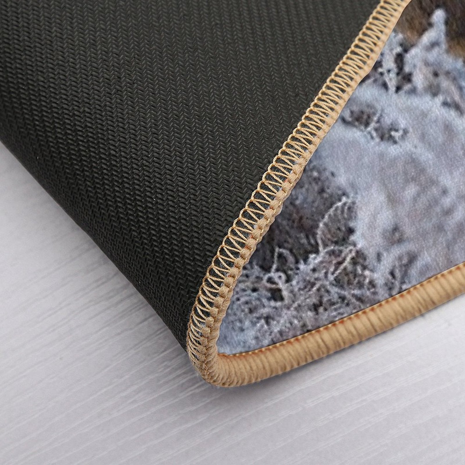 Winter Stag  Repositionable Bath Mat