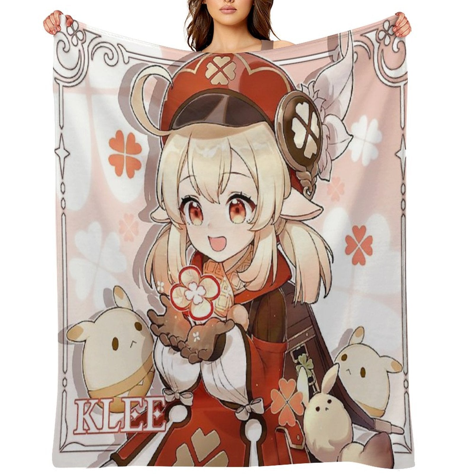 Genshin Impact - Klee Birthday Official Artwork 2020 Compact Throw Blanket