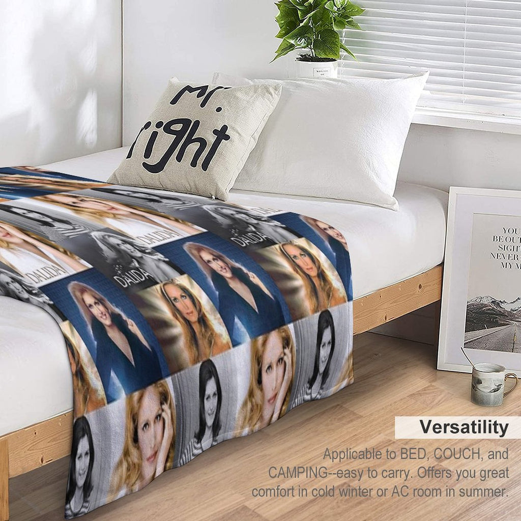 Dalida Collage Multi-functional Throw Blanket