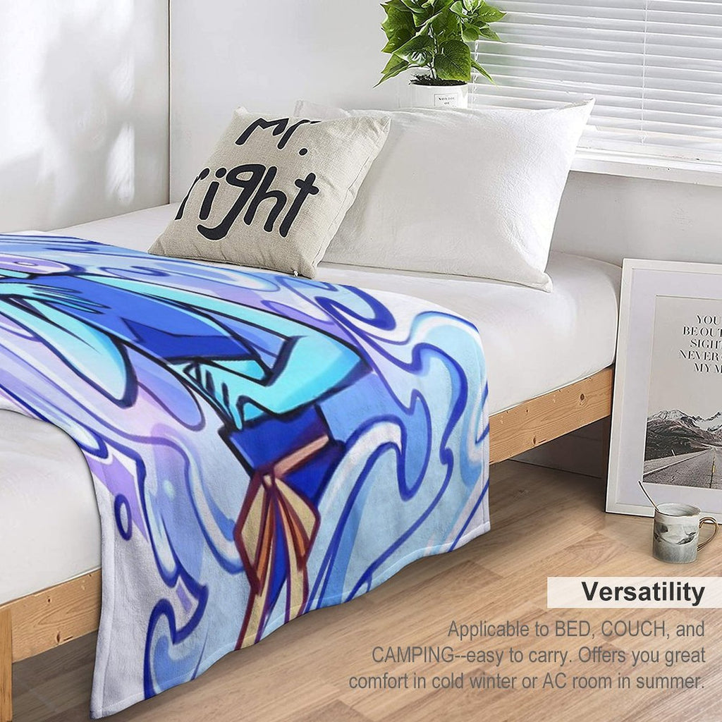 Lapis Lazuli Eco-conscious Throw Blanket