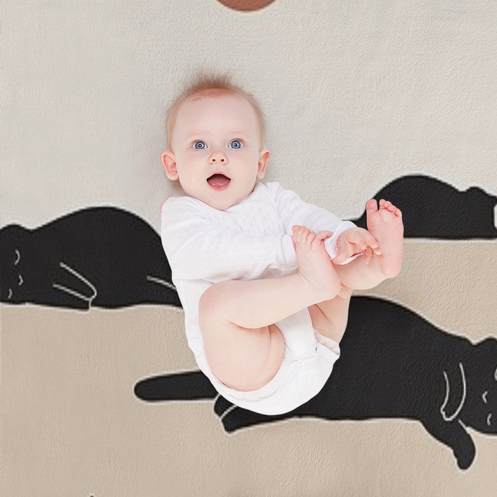 Cat Landscape 69 Eco-conscious Throw Blanket