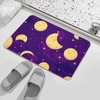 Moon Print with Stars  Dirt-Trapping Bath Mat