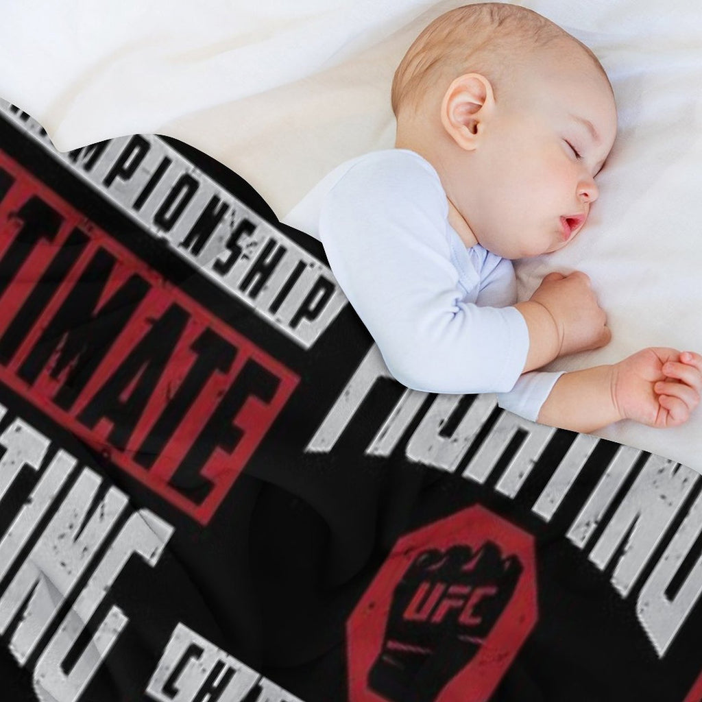 Ufc Ultimate Fighting Championship Easy Care Throw Blanket