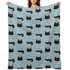 Snow Cat 1 Versatility Throw Blanket