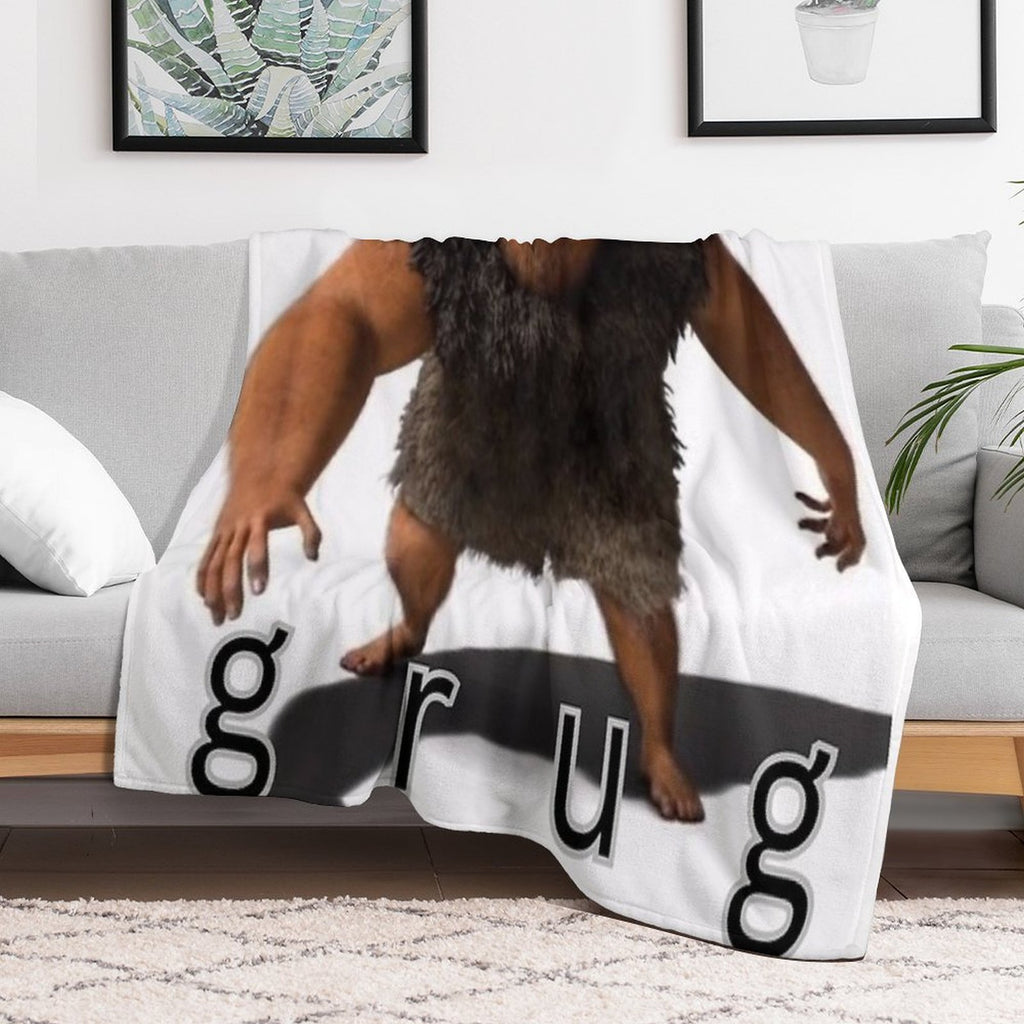 I Call It Grug Travel-friendly Throw Blanket