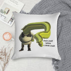 Check Urself before U Shrek Urself Meme Soft Style Accent Throw Pillow