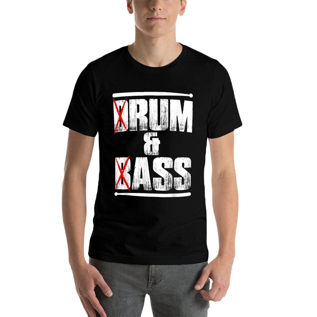 Funny Drum  Bass Drummer Rum  Ass Drumming Lover Drumstick  Tagless Design T-Shirt