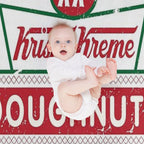 Neon Betta Krispy Kreme AFans Out Wrinkle-free Throw Blanket