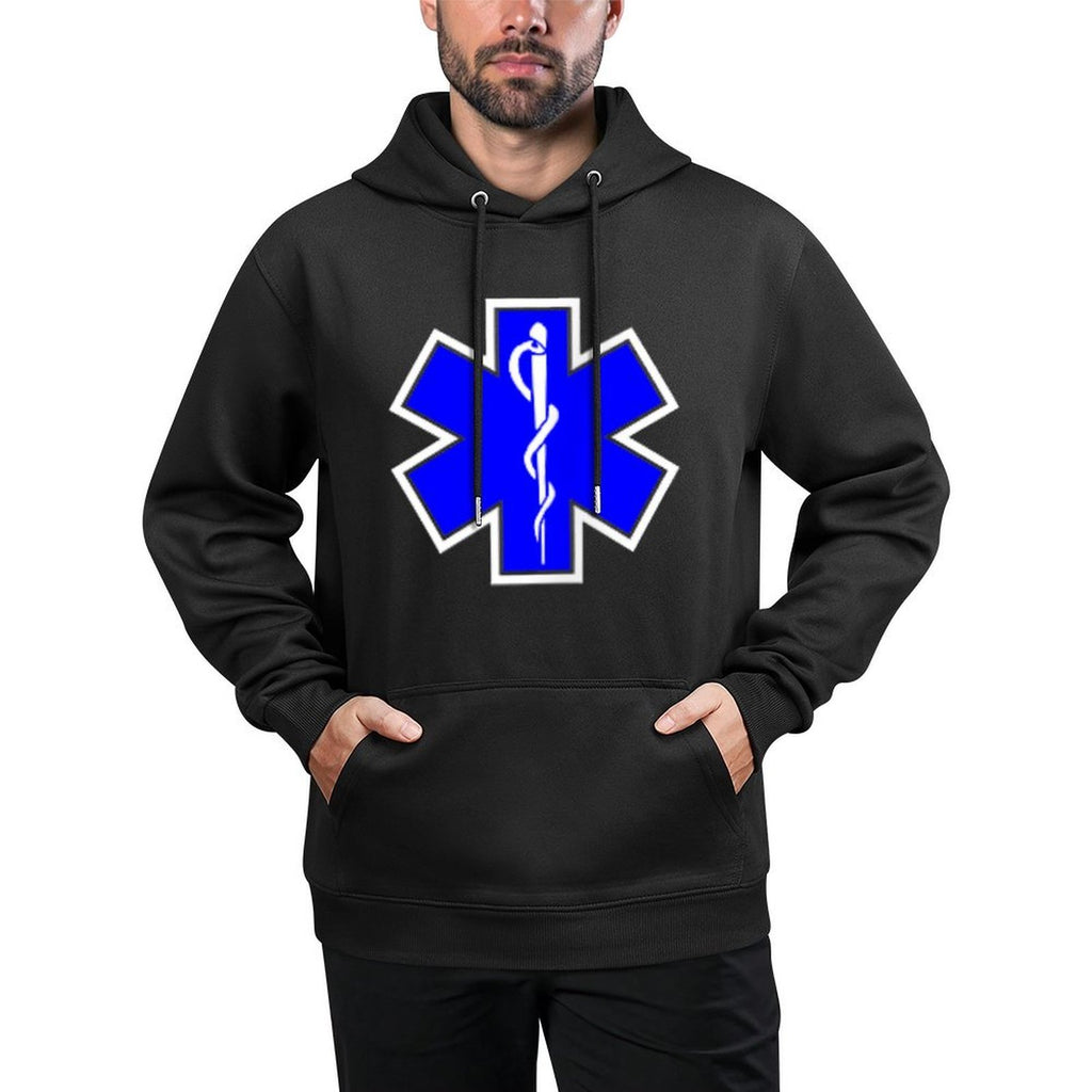 Small Caduceus Symbol Of Medicine Doctor Medical Staff Medic Layering Staple Hoodie