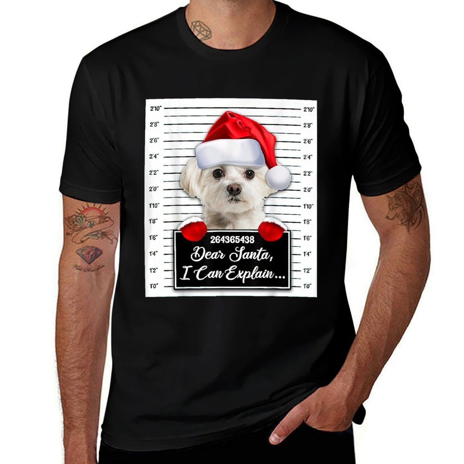 Maltese Xmas Dear Santa I Can Explain Funny Christmas  Classic T-Shirt