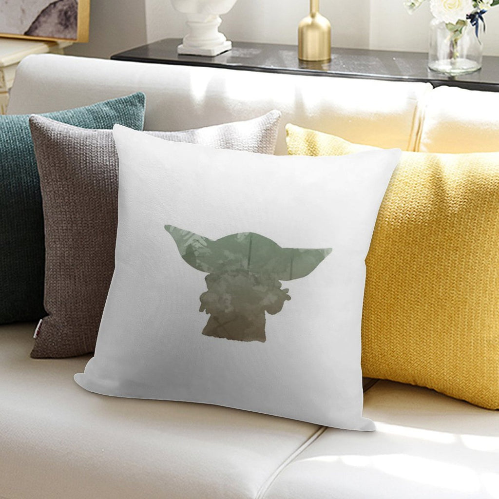 Baby Inspired Silhouette Soft Shrink-Resistant Throw Pillow
