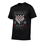 Oh Bowly Night Bowling Ugly Christmas Sweater Partys  Soft T-Shirt