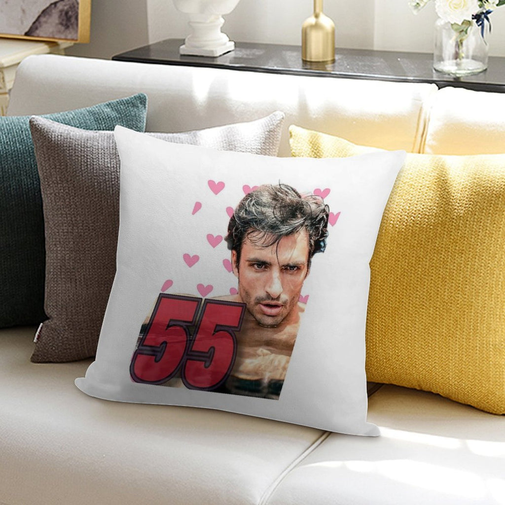 Carlos Sainz Soft Home Decor Throw Pillow