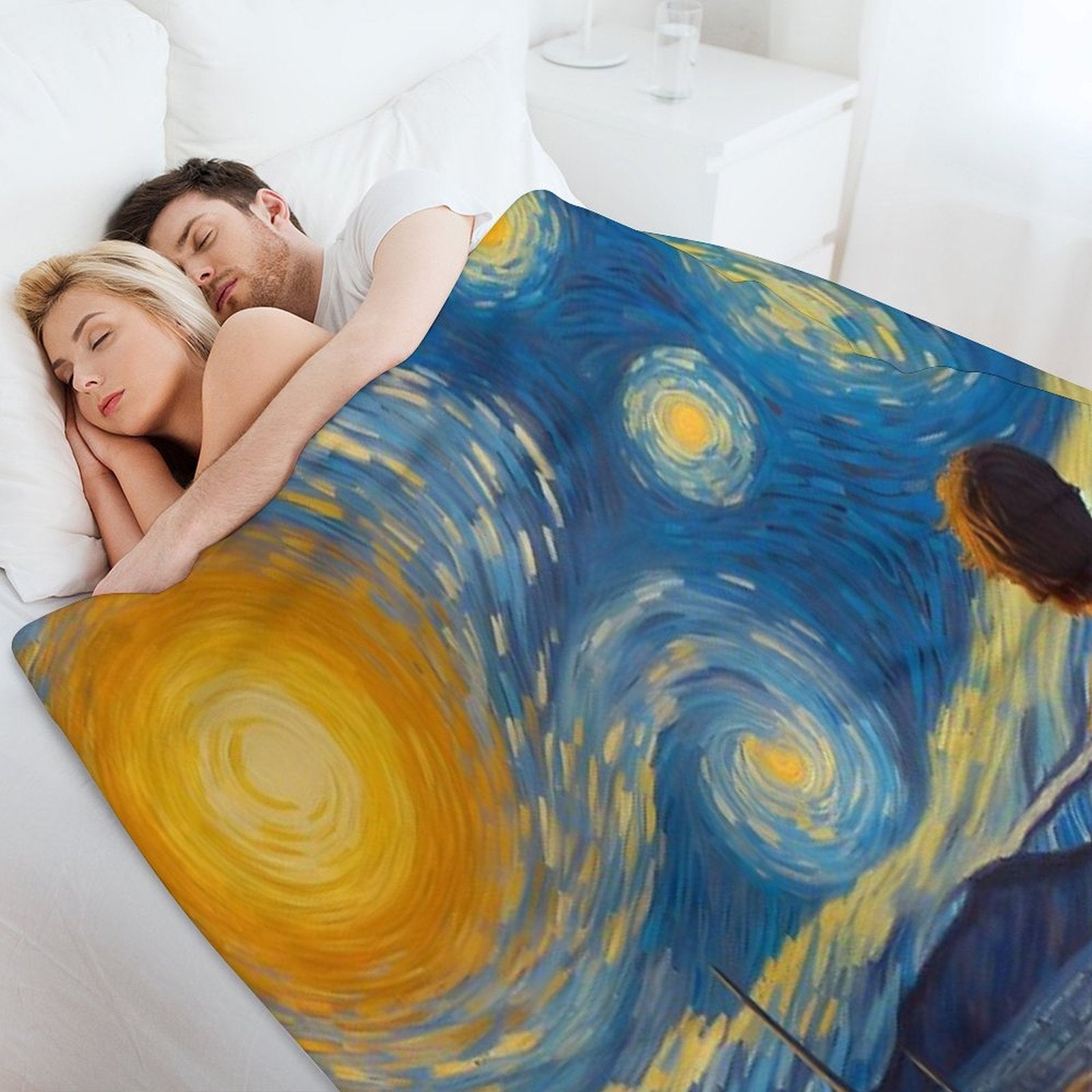 Starry Tatooine Quick-dry Throw Blanket