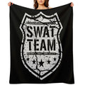 Swat Team Shield Versatility Throw Blanket