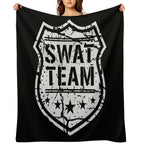 Swat Team Shield Versatility Throw Blanket
