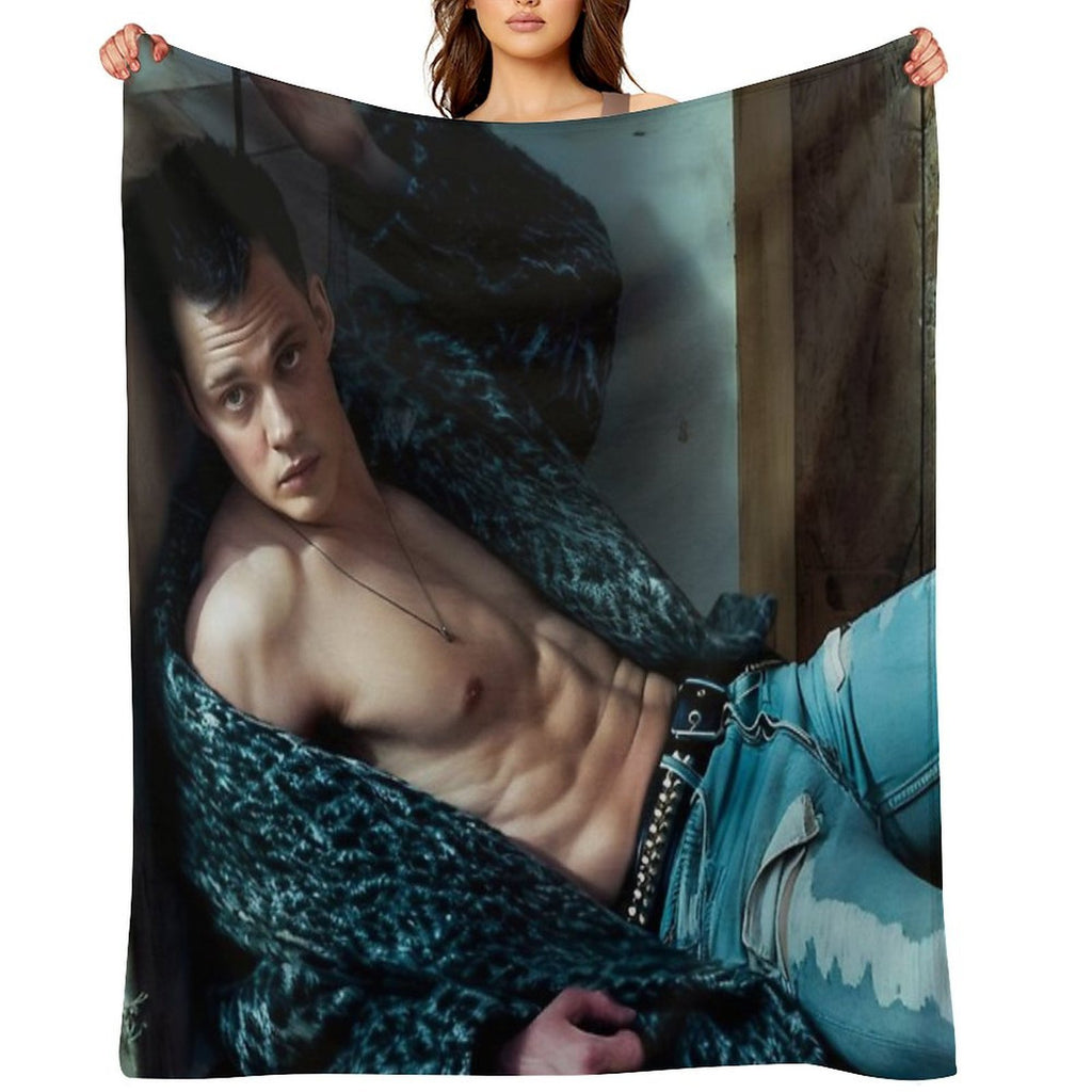 Bill Skarsgard Anti-pilling Throw Blanket