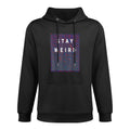 Awesome Eboy Trippy Abstract Design Psychedelic Stay Weird Adjustable Hood Hoodie