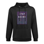 Awesome Eboy Trippy Abstract Design Psychedelic Stay Weird Adjustable Hood Hoodie