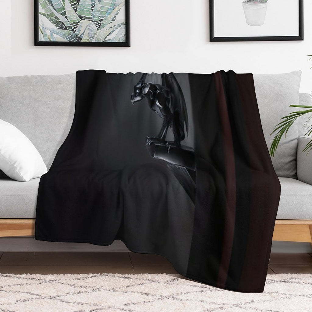 Gothic Spotlight Plush Throw Blanket