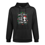 Most Likely To Bring Home A Stray Cat Cute Cat Christmas Premium All-Day Comfort Hoodie