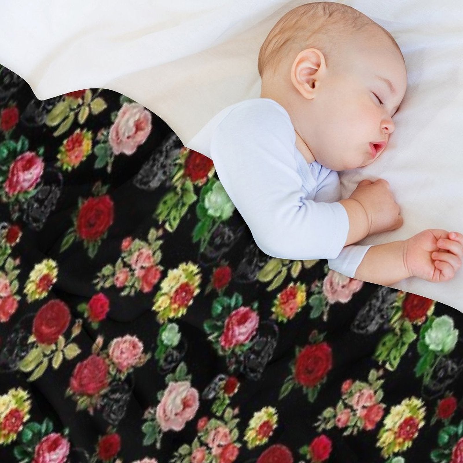 Victorian Death in Black Quick-dry Throw Blanket