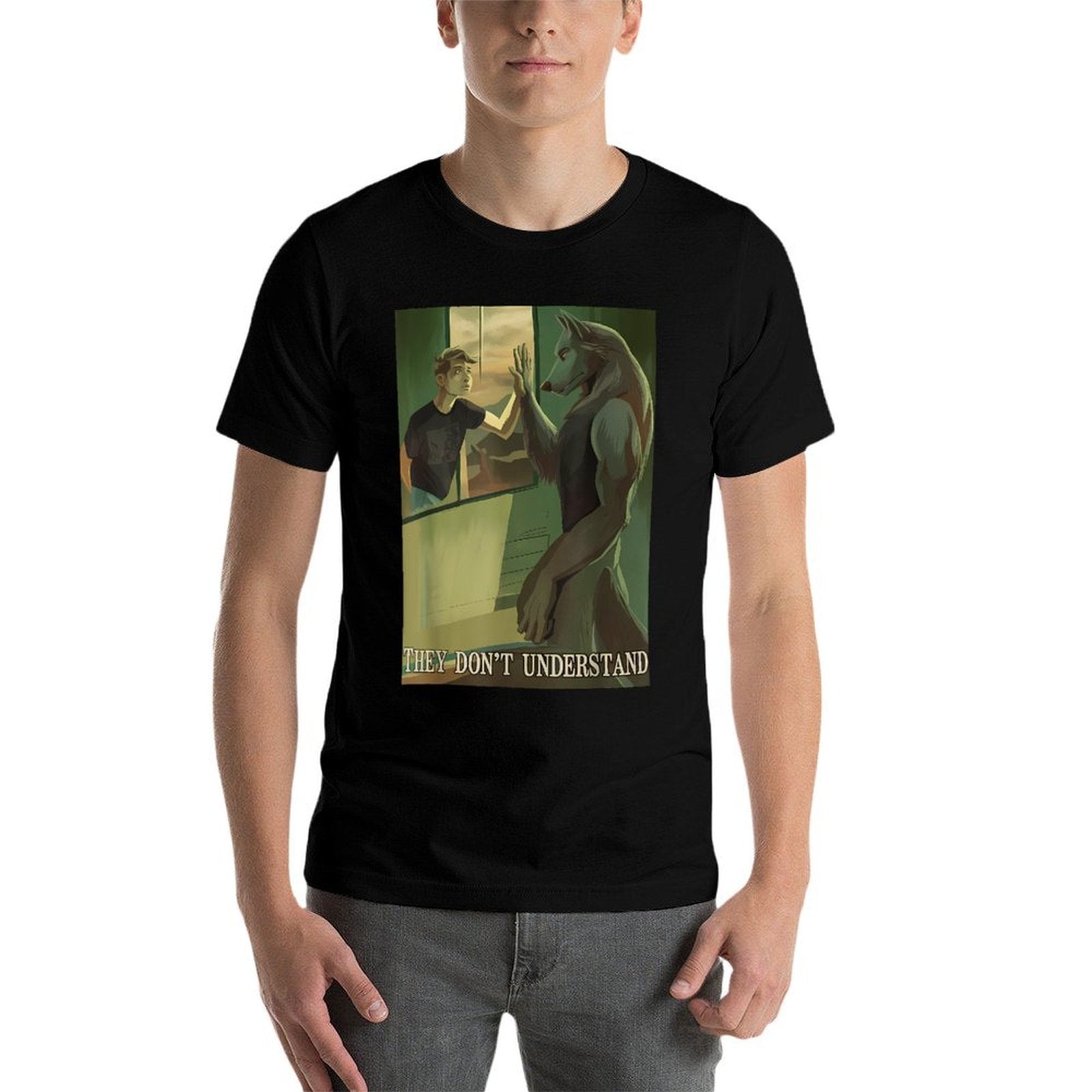 Werewolf Ripping Memes Alpha Wolf Meme They Dont Understand  Relaxed-fit T-Shirt