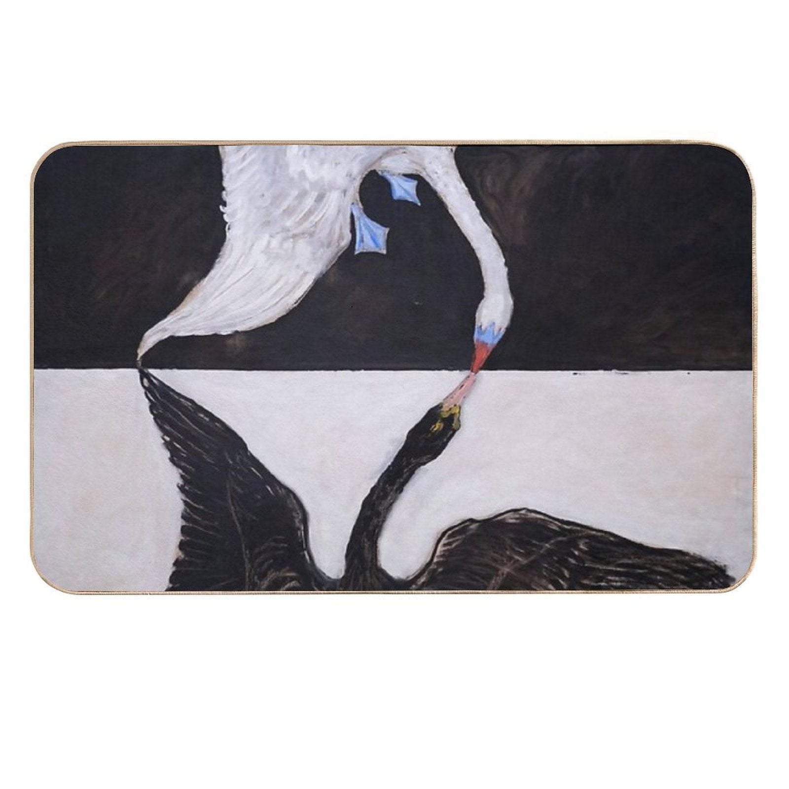Hilma Af Klint The Swan, No. 01, Group IX-SUW  Absorbent Bath Mat