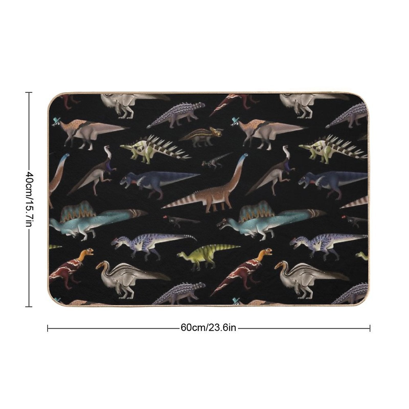 Dinosaurs  Anti-Trip Bath Mat