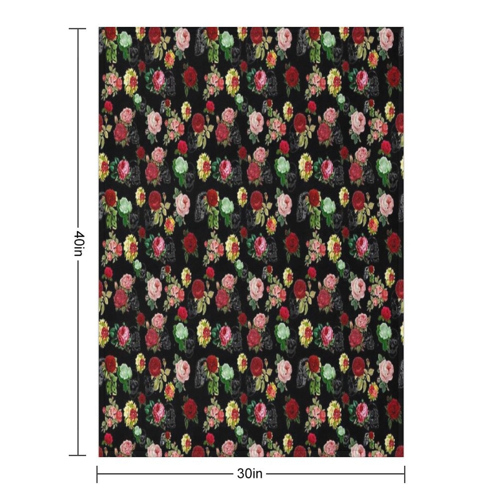 Victorian Death in Black Quick-dry Throw Blanket