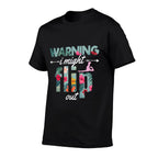 Warning I Might Flip Out Gymnastics Flower Girl Gift  Durable T-Shirt