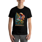 Beans Hots Squirrel Jumping Out of Christmas Tree Funny Unisex-Adults, Unisex-Kids  Eco-friendly Material T-Shirt