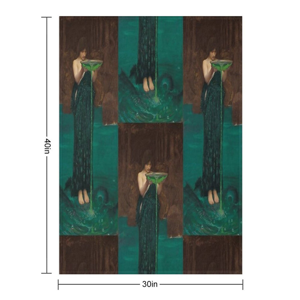 Circe Invidiosa - John William Waterhouse 1892 Durable Throw Blanket