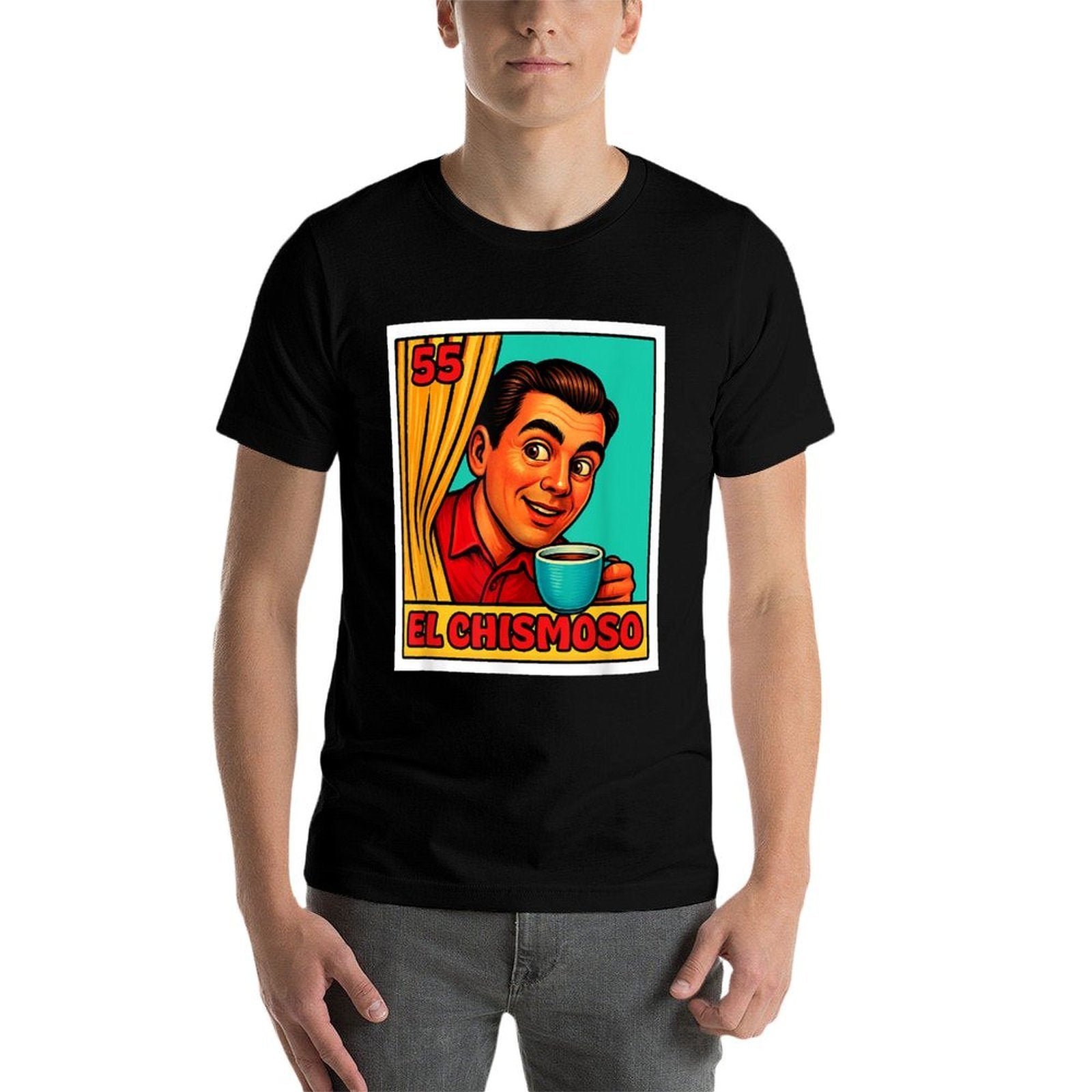 Mexican Lottery Designs Mexican El Chismoso Parody Lottery  Versatile T-Shirt