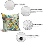 Tropical Paradise II Soft Bedroom Essential Throw Pillow