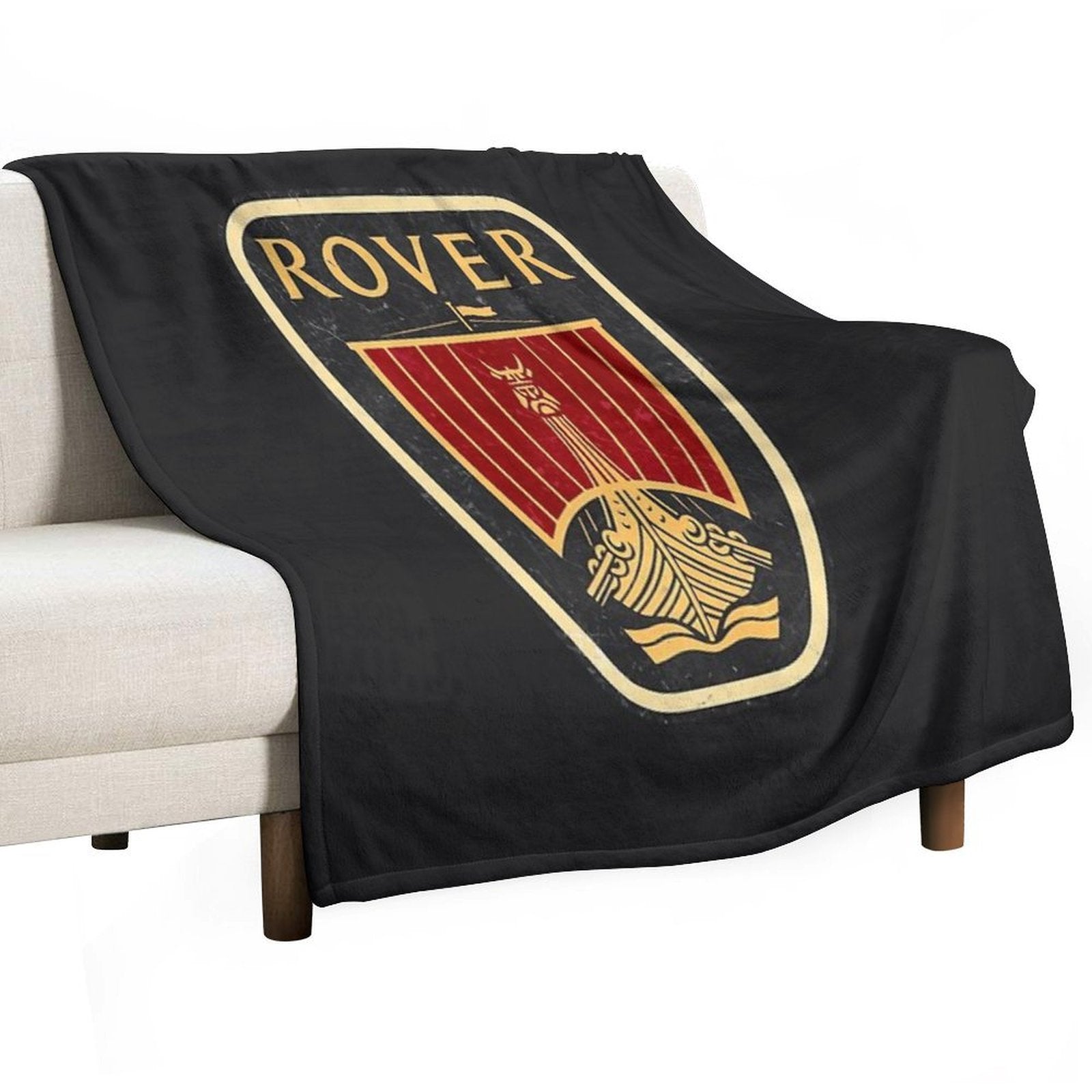 Rover Vintage Car British Lightweight Throw Blanket