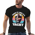 Drop It Like Its Yacht  Funny Captain Yacht Rock Outfit  Soft T-Shirt