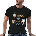 Cousin Can Bearly Wait Gender Neutral Baby Shower Matching  Versatile T-Shirt