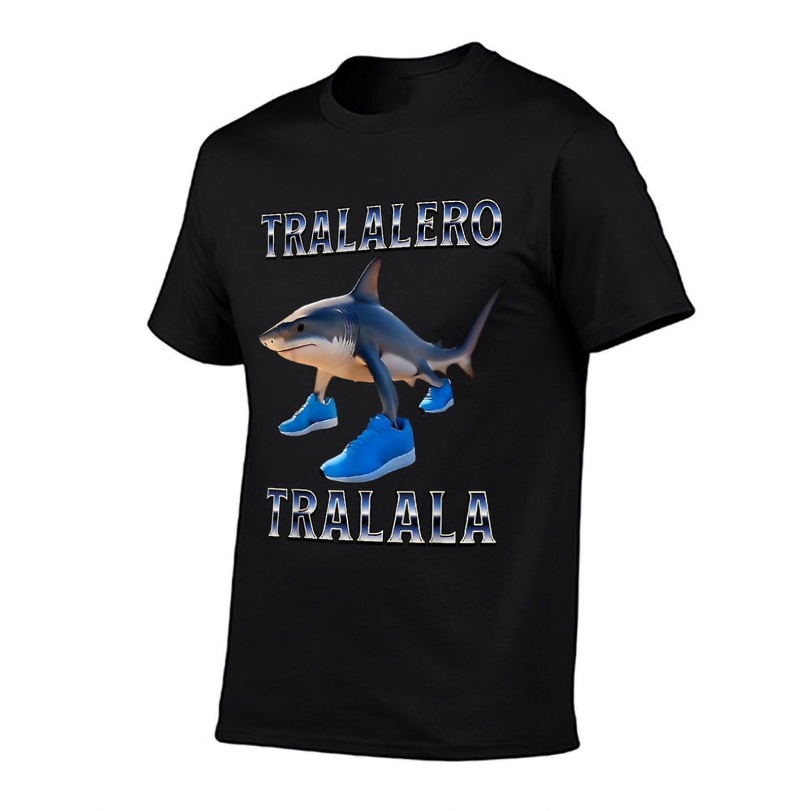 Tralalero Tralala - Italian Brainrot Meme  Summer-ready Fabric T-Shirt
