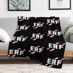 ERF Vintage Lorry Logo Easy Care Throw Blanket