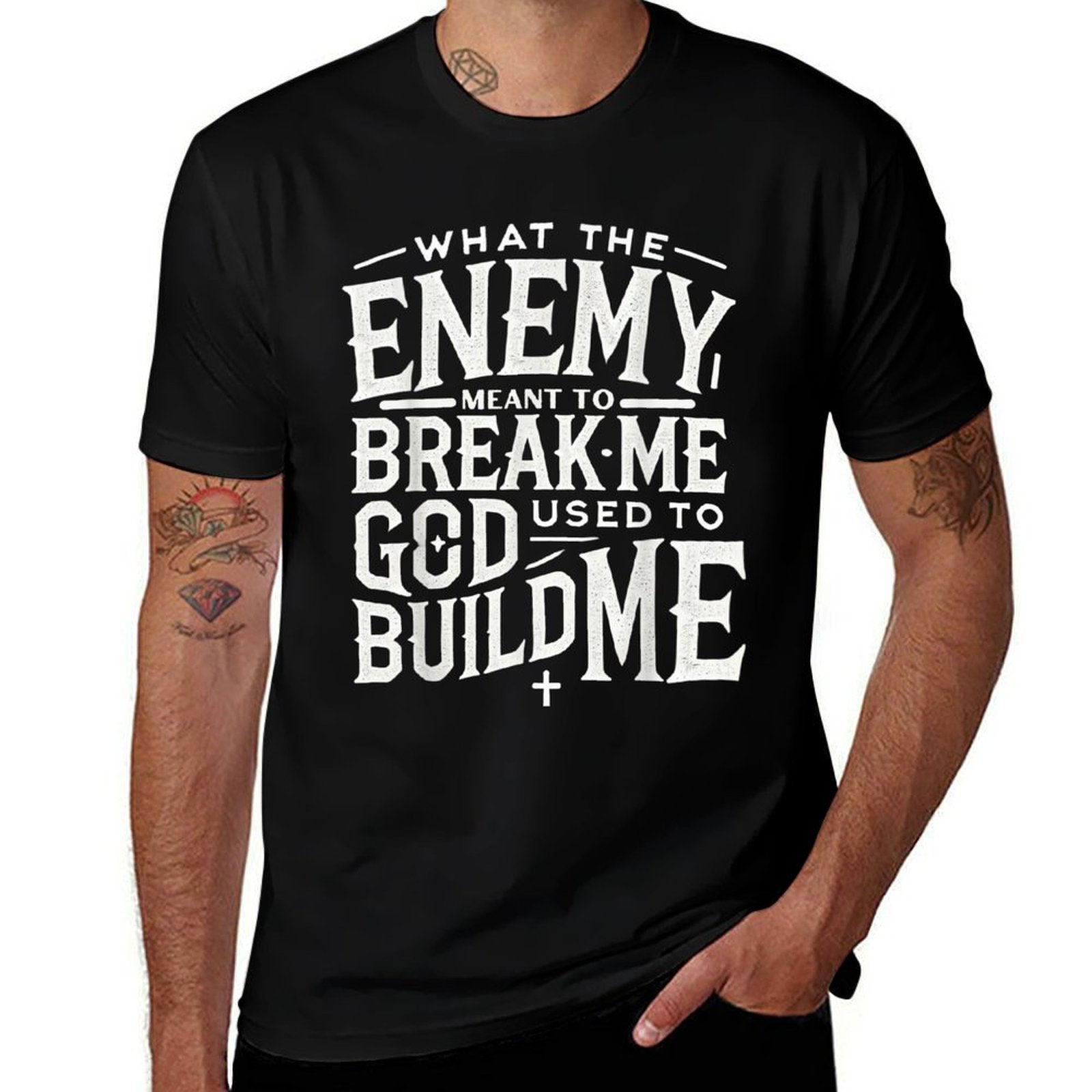 Inspirational Christian Religious Faith Based God Themed  Wrinkle-resistant T-Shirt