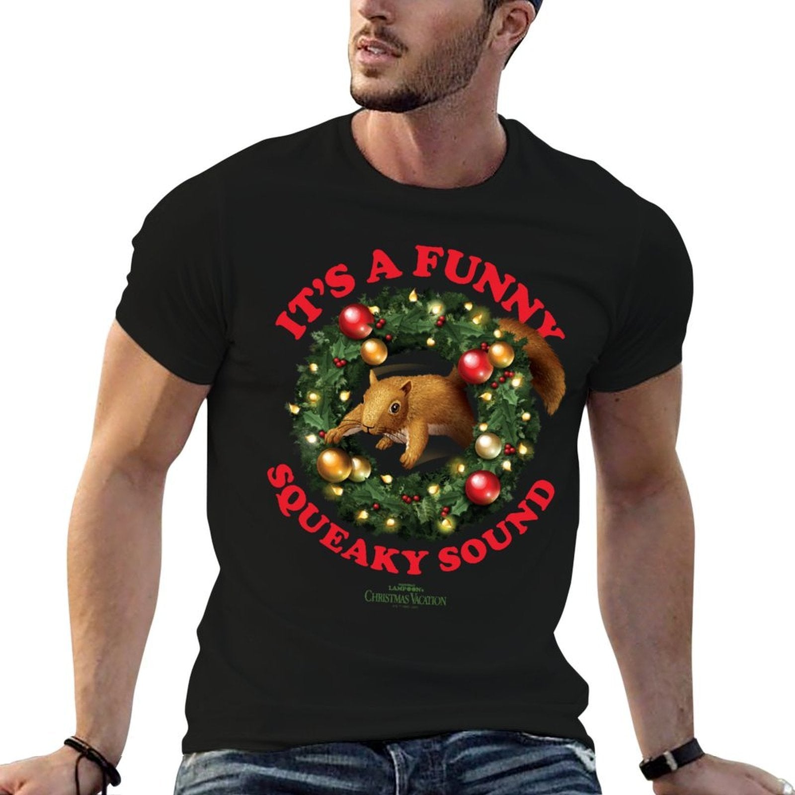 National Lampoons Christmas Vacation - Funny Squeaky Sound  Graphic-printed T-Shirt