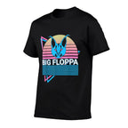 Big Floppa Caracal Cat Meme Retro Men Women Girls Kids  Breathable T-Shirt