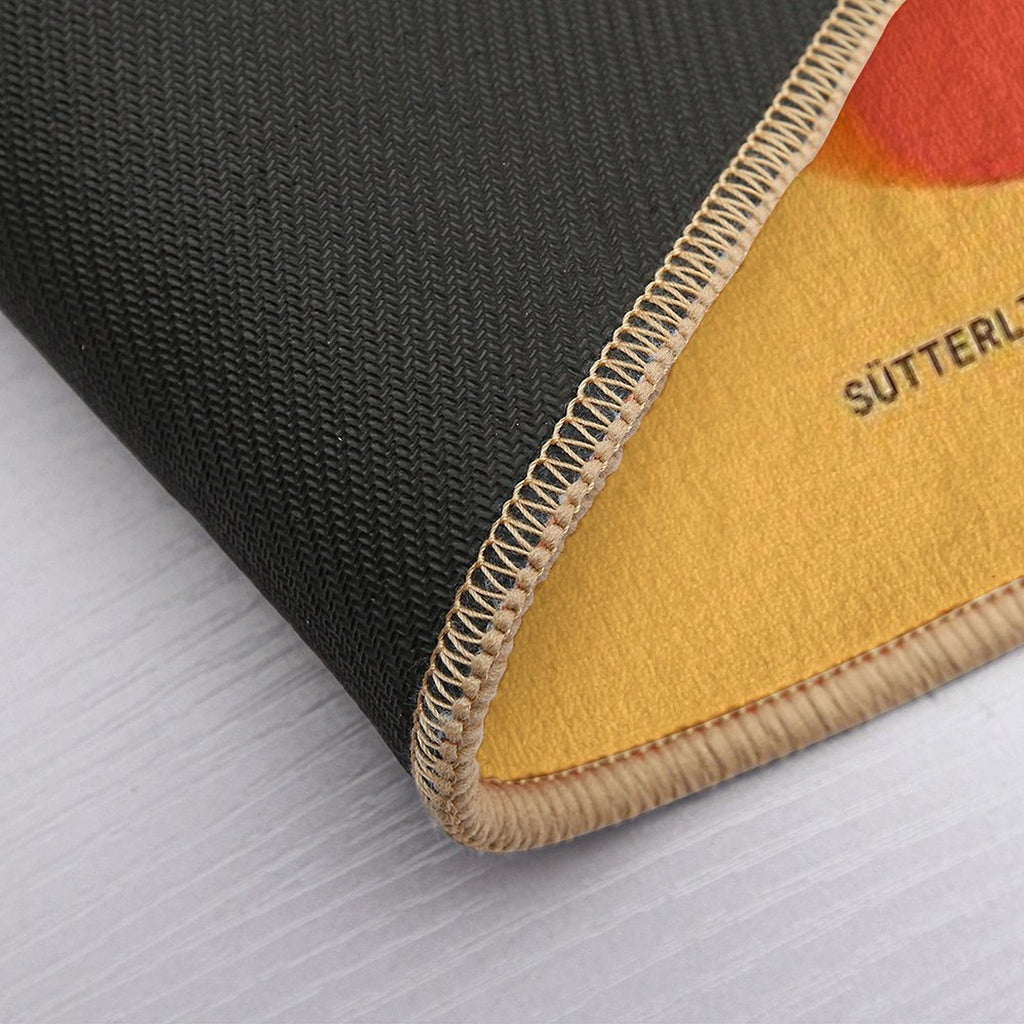 Sun  Bauhaus Poster I  Slip-Resistant Bath Mat