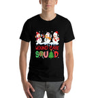 Snowman Wound Care Nurse Squad Christmas Holiday Matching  Summer-ready Fabric T-Shirt