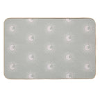 Boho Sun And Moon Pattern Bohemian Aesthetic In Muted Colors Pale Green Durable Bath Mat