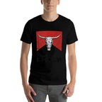 Vintage Western Bull Skull Raised On 90s Country Music  Lightweight T-Shirt
