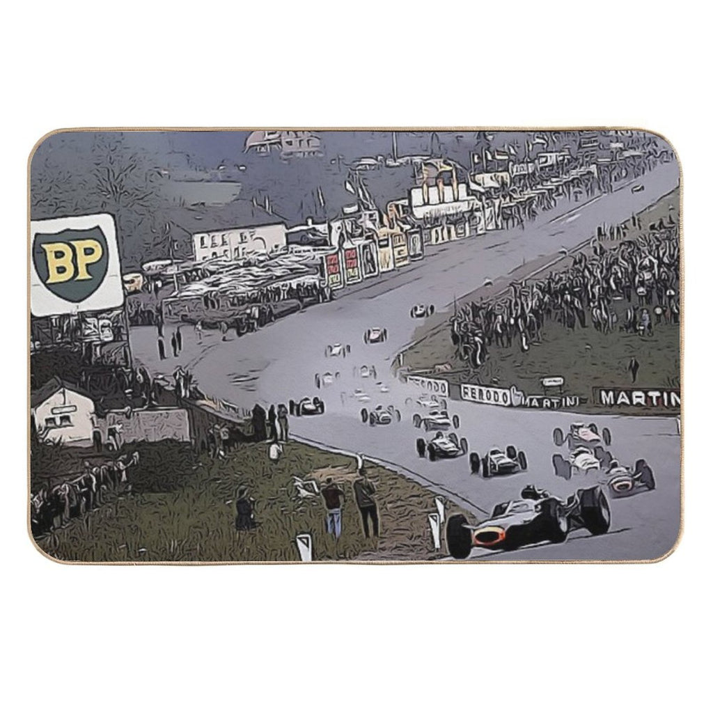 Eau Rouge; Spa  Repositionable Bath Mat
