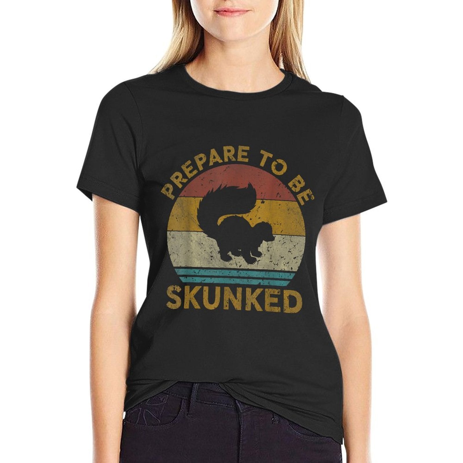 Prepare To Be Skunked Cribbage Lovers Vintage Cribbage Game  Polyester Blend T-Shirt