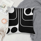 Retro Geometric Design 629 Soft Ultra-Soft Texture Throw Pillow